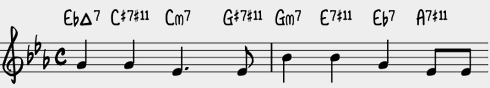 Chromatic Approaches, First Two Bars