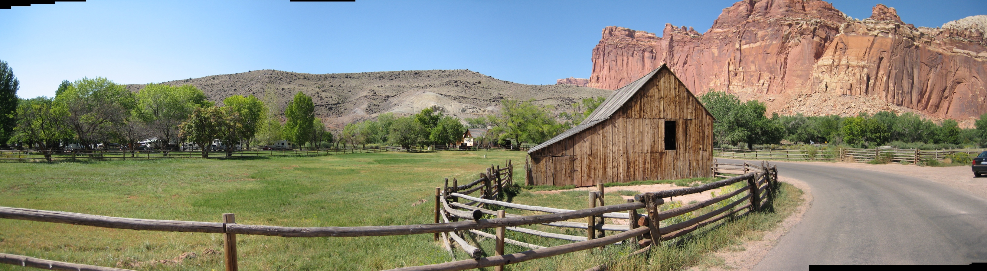 Farm & Barn, Capitol Reef National Park, Reverse Angle