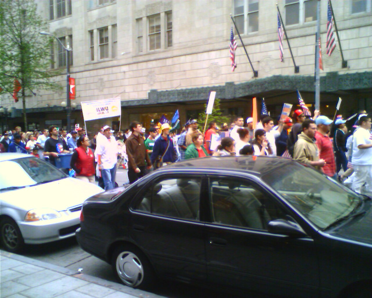 May Day Protest, Downtown Seattle