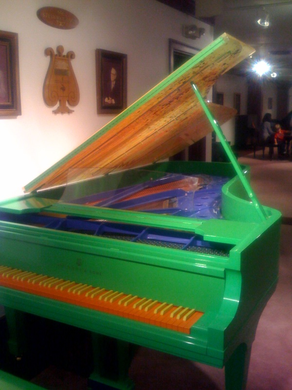 Chihuly Glass Piano
