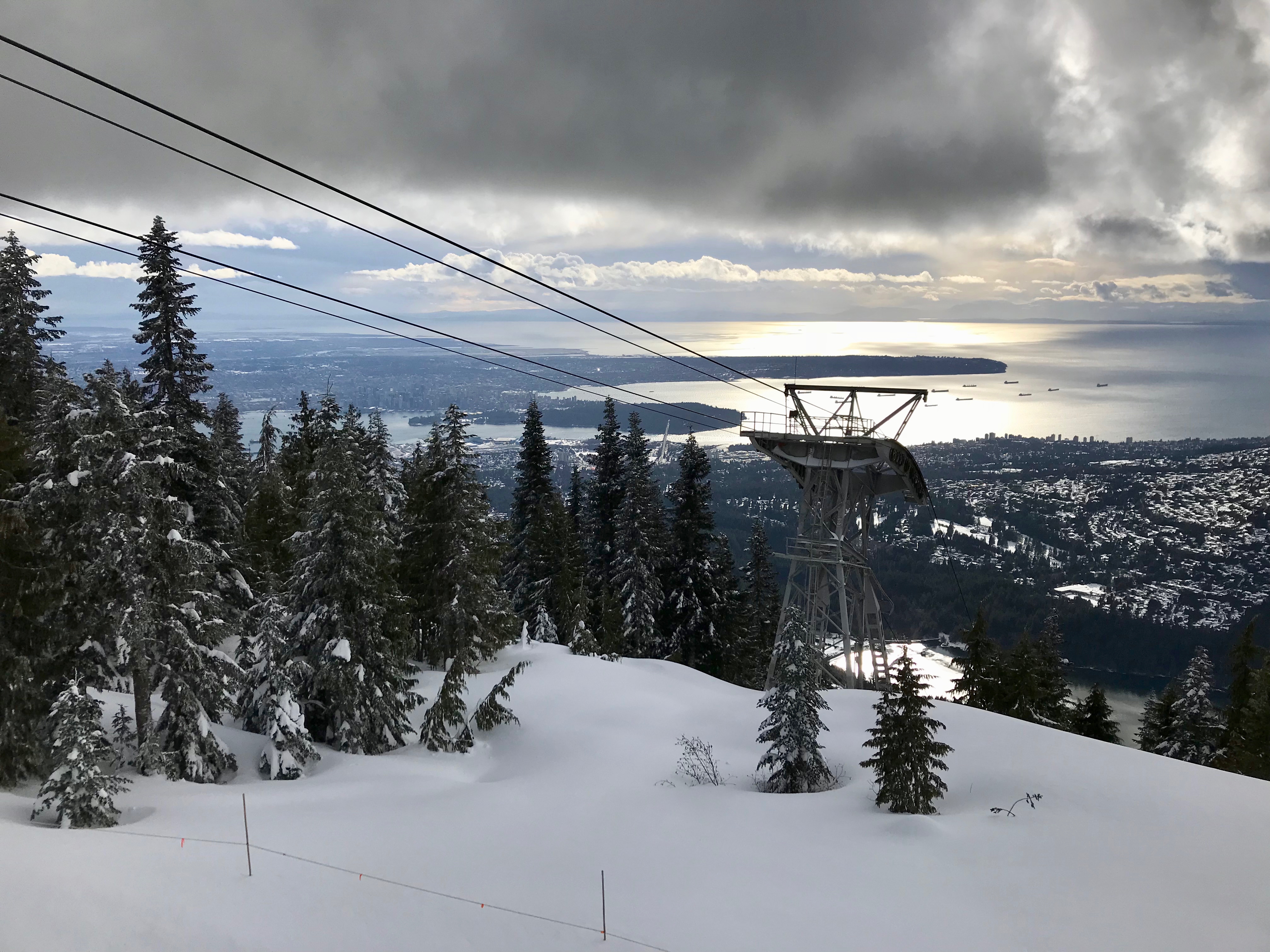 The view from Grouse Mountain
