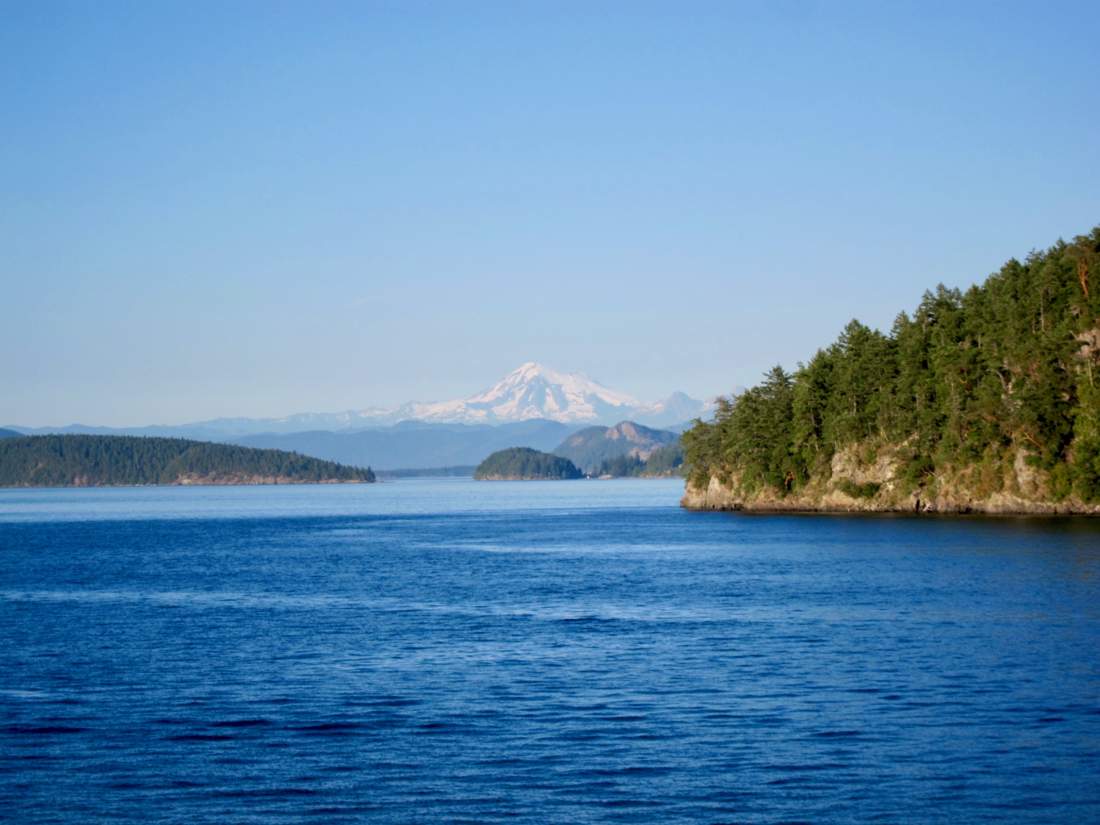 View from the Anacortes Ferry, near Friday Harbor