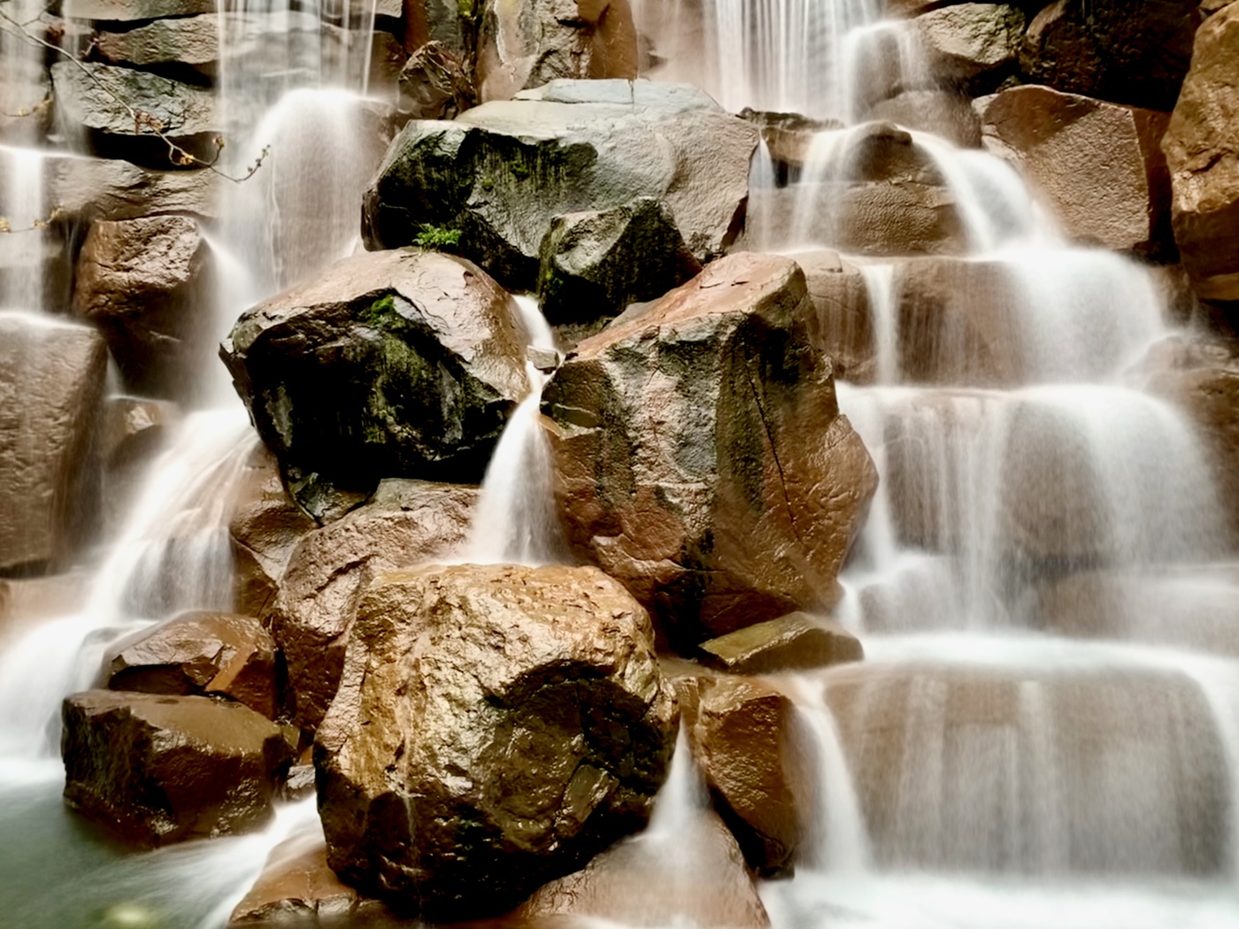 Day 3. <i>Reflect</i>. A quiet moment at Seattle’s Waterfall Park.